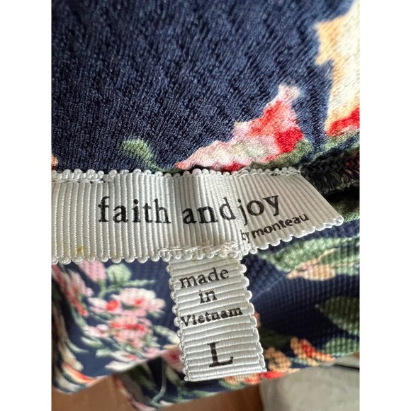 Faith and Joy Floral Skirt w/Mesh Bottom - Size Large - Picture 7 of 7